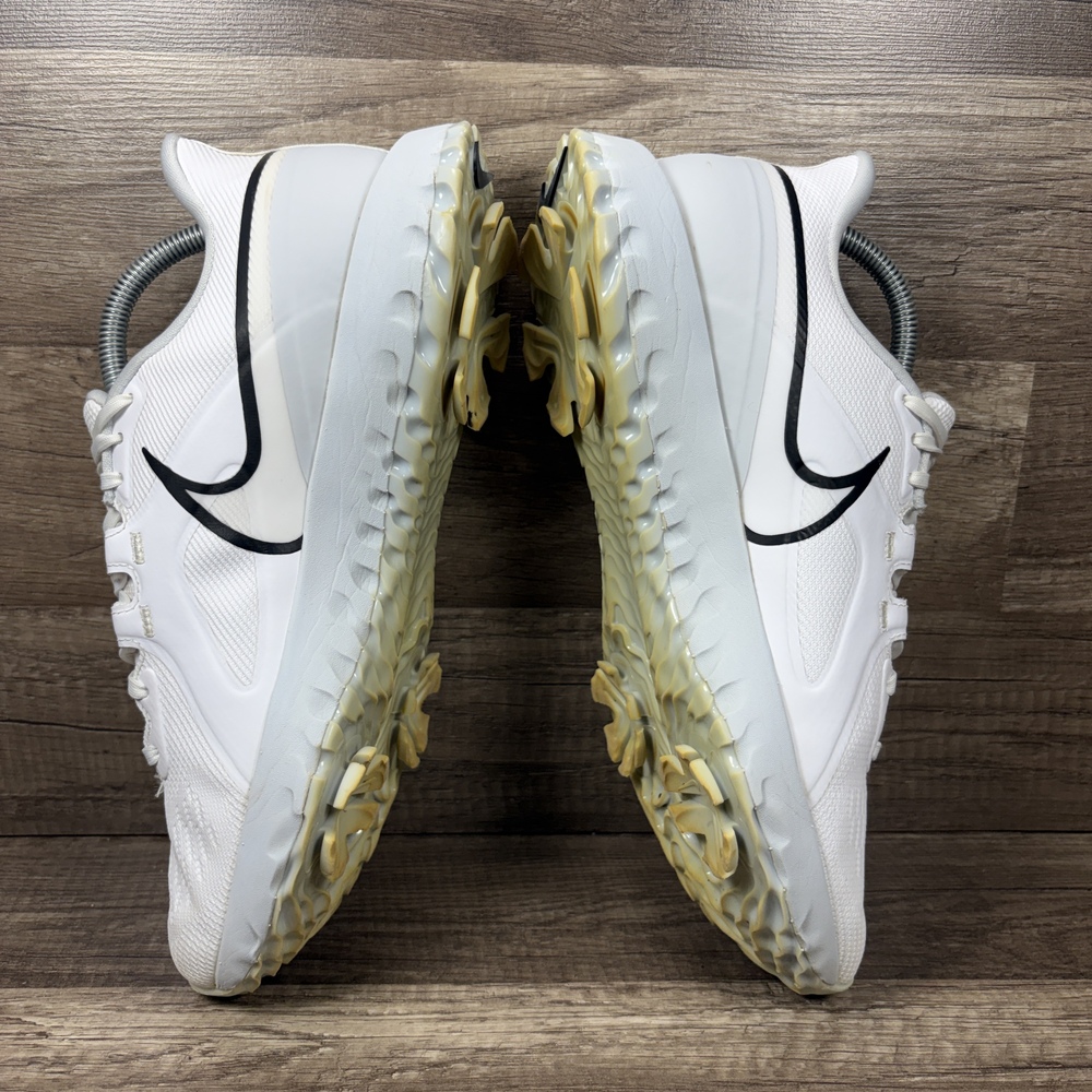 Nike React Infinity Pro White Black Mens US Size 9 CT6620-105 Golf Shoes - Picture 6 of 9